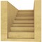 Ekena Millwork 6"W x 12"D x 6"H Wide Landon Rough Cedar Woodgrain TimberThane Corbel, Primed Tan CORUR06X12X06LANRCPR - alternate 5